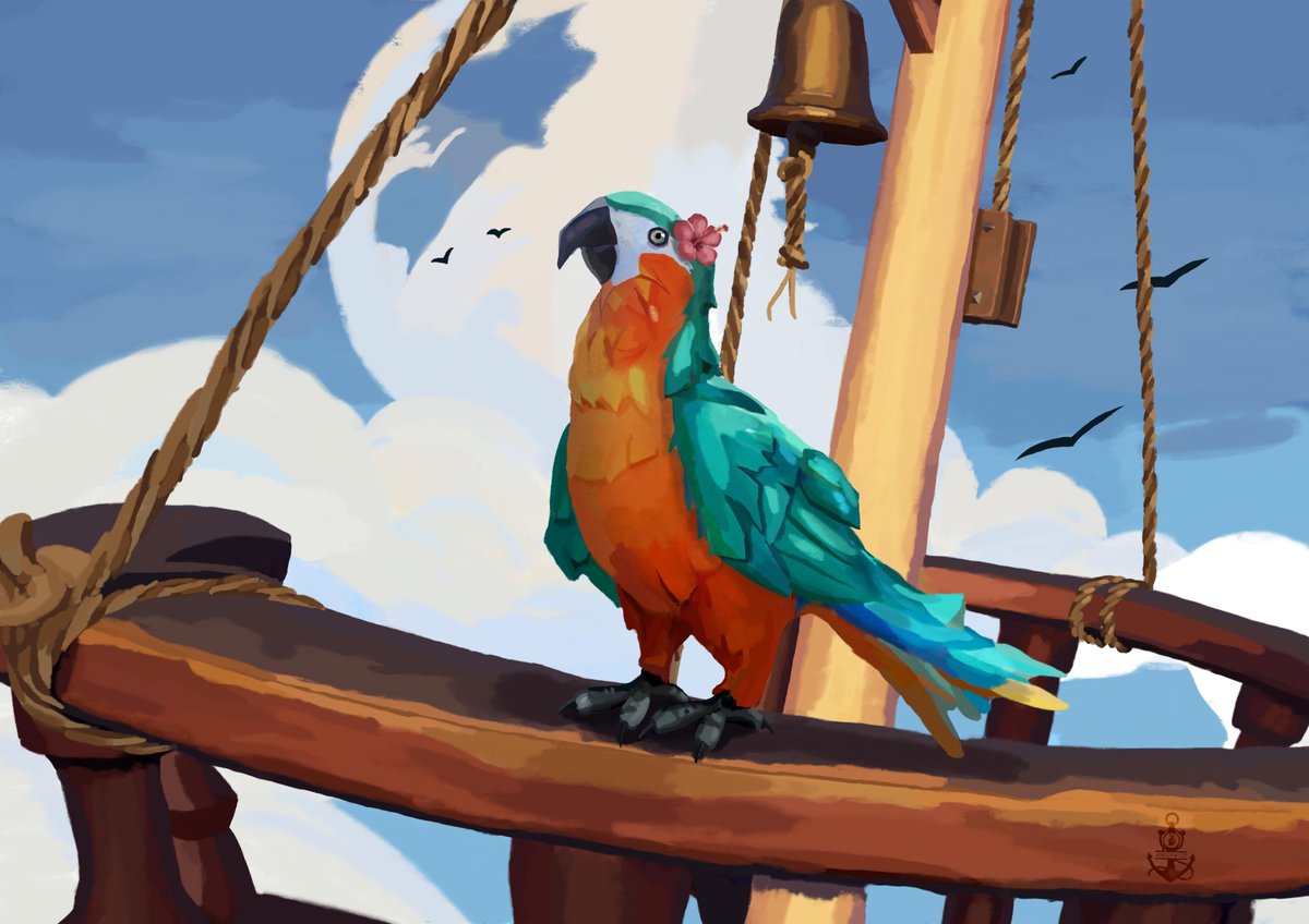 My Piece for the Arrtful April prompts of <a href="/ArrtClub/">The Arrt Club</a> 💚
<a href="/SeaOfThieves/">Sea of Thieves</a> #BeMorePirate #SeaOfThieves