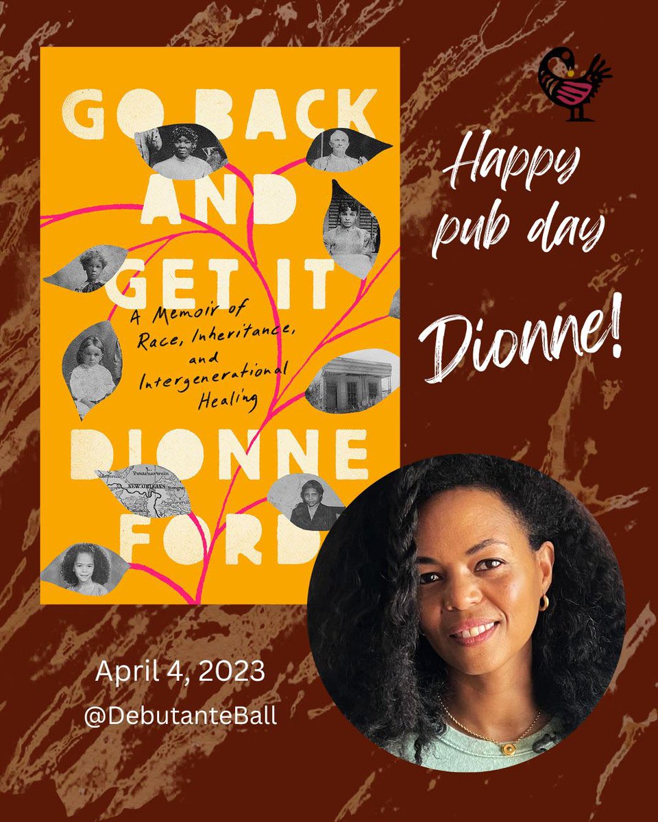 DebutanteBall's tweet photo. Today's the day! Dionne's memoir is officially launched. Congratulations!👏🎉❤️
@dionneford #gobackandgetit #womenwriters #blackwriters #debutmemoir #2023debuts https://t.co/DRjgILXX0Q