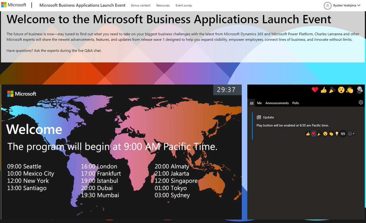 navisionaxapta's tweet image. 最高のバースデープレゼント来た！

#MSBizAppsLaunchEvent
#MSDyn365
#PowerPlatform