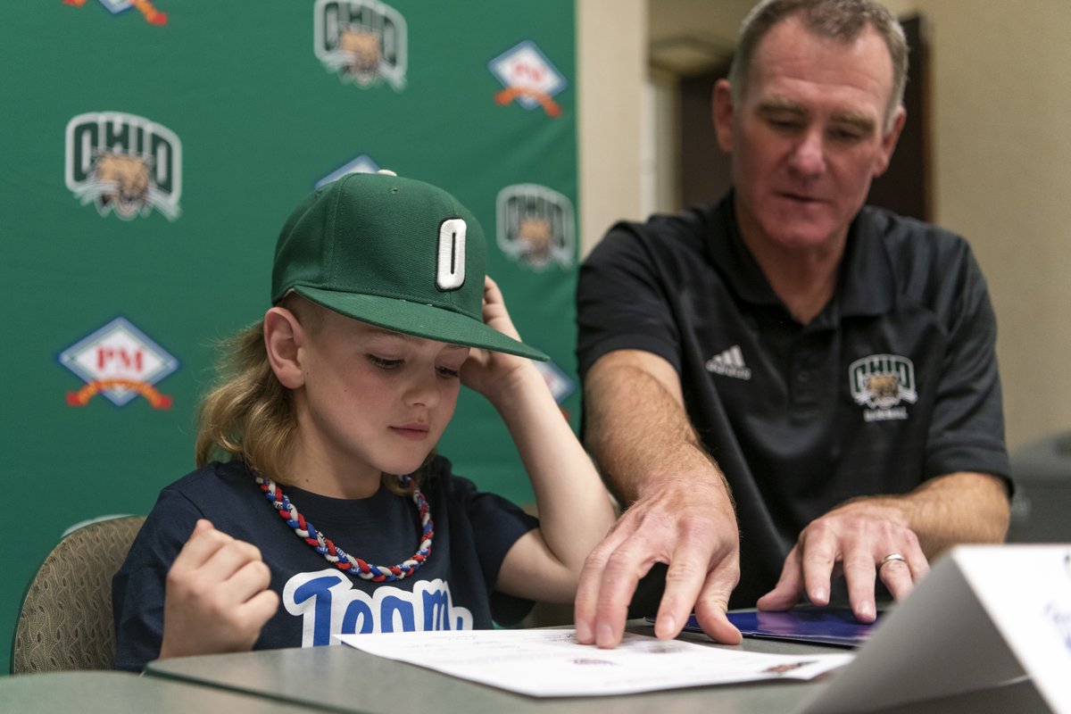 Ohio_Baseball's tweet photo. Signing day for Team Impact's Colton Kiger ✍️ https://t.co/nDrvxpKn06