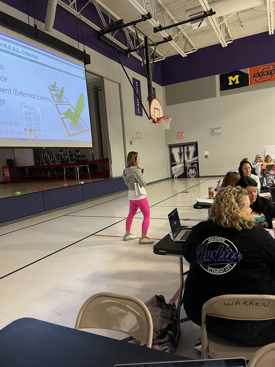Keeping it REAL <a href="/WarrenFHSD/">Warren Elementary</a> with our PLC learning #FHSDLearns