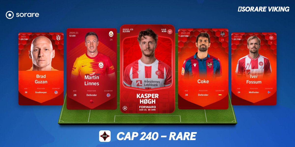 Sorare_Viking's tweet photo. Finally can I use my #Eliteserien players in my lineup! Feels so good. Now lets see what we can win with these cards. Big expectations for #Høgh, #Linnes and #Bjørkan
#2fantasy #fpl #sorare #rbk #moldefk #stabæk https://t.co/BeGxAl1SMI