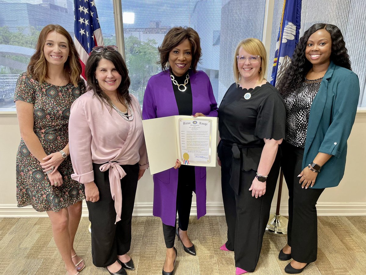 LA Policy Institute (@policyinstla) on Twitter photo Thank you to <a href="/MayorBroome/">Sharon Weston Broome</a> for declaring Week of the Young Child in Baton Rouge!
LPIC joined <a href="/laaeyc/">LAAEYC</a> and <a href="/Agenda4Children/">Agenda for Children</a> representatives to kick off this week-long celebration.
#WOYC23 #LAAEYC Thank you to <a href="/MayorBroome/">Sharon Weston Broome</a> for declaring Week of the Young Child in Baton Rouge!
LPIC joined <a href="/laaeyc/">LAAEYC</a> and <a href="/Agenda4Children/">Agenda for Children</a> representatives to kick off this week-long celebration.
#WOYC23 #LAAEYC