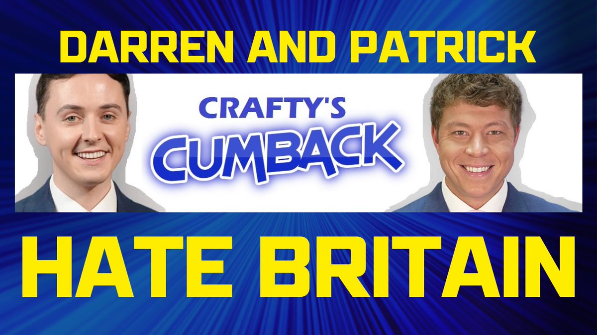 🔥⬇️ NEW VIDEO ⬇️🔥

Darren Grimes and Patrick Christys HATE BRITIAN

youtu.be/sMKbxblBX4s