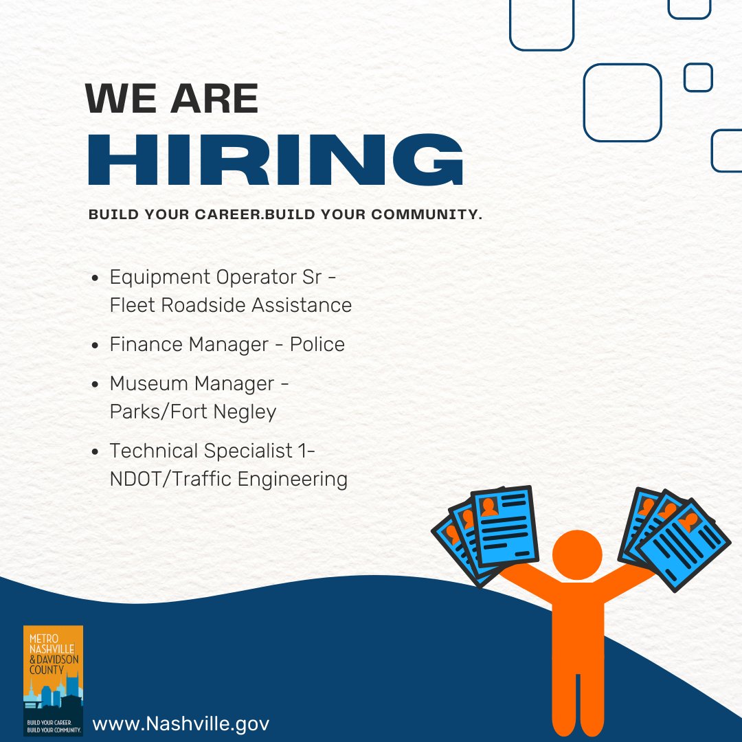 Metro Nashville Careers (@NashCareers) / Twitter Metro Nashville Careers (@NashCareers) / Twitter