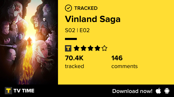 sheriffharby's tweet photo. I've just watched episode S02 | E02 of Vinland Saga! #vinlandsaga
Vinland Saga
S02 | E02  https://t.co/Zp5aFatsUQ #tvtime https://t.co/jlDZ3A4TVq