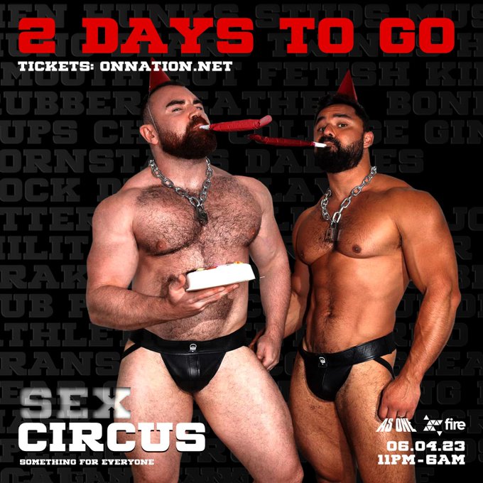 Just 2 days to go &amp; nearly time for the fun to begin 🍆💦😈 Sexcircus - As One Easter Weekend Festival 