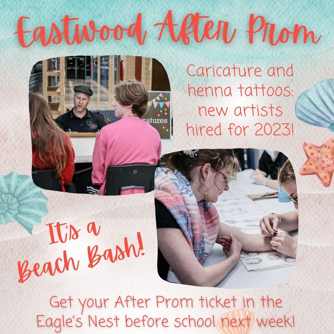 EHS_APCommittee's tweet photo. ● Tickets on sale Tuesday, April 11th through Friday, April 14th before school in the Eagle's Nest   
● Tickets are $10   
● A parent/guardian signed waiver MUST be turned in at the time of ticket purchase       
● Waiver was mailed home, link to it also in announcements https://t.co/pRAOS69k3s