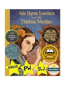 CrestonBooks's tweet photo. So many #starredreviews - and a #curriculumguide too!  @lauriewallmark ADA LOVELACE AND THE THINKING MACHINE https://t.co/BogVJFIYET https://t.co/xlwzNXdAR9