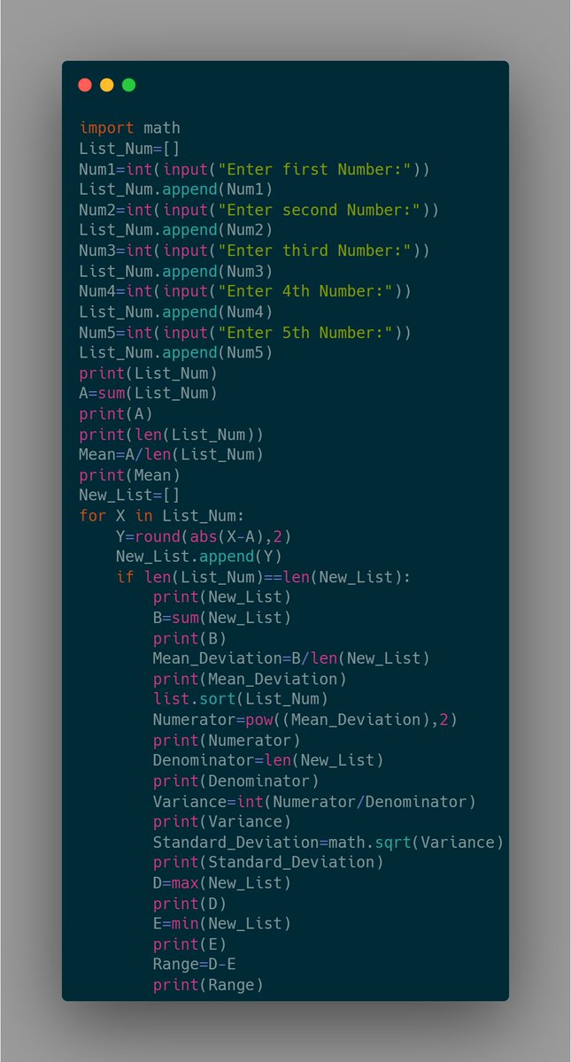 GodstimeBethuel's tweet image. one day at a time
#Phython
Created with @carbon_app