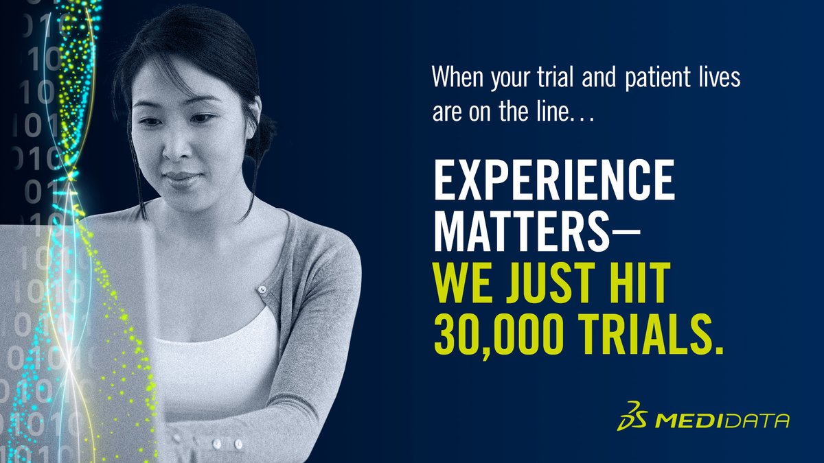 gterrellFL's tweet photo. Thanks to 20+ years of innovation in #ClinicalTrials, only @Medidata has the largest patient-level historical clinical trial data set in the world. Come #SolveTheImpossible: https://t.co/Xsr9sG5RD2 https://t.co/lhKFcaaOA5