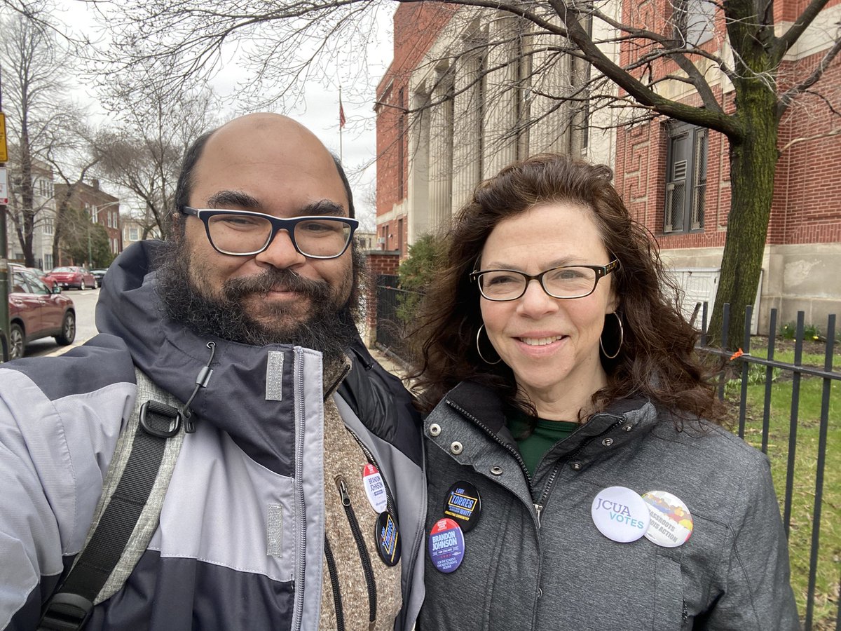 GIAChicago's tweet photo. Getting out the vote for @torresfor36 &amp; @Brandon4Chicago  in the 36th ward! https://t.co/3Bsy2rbklb