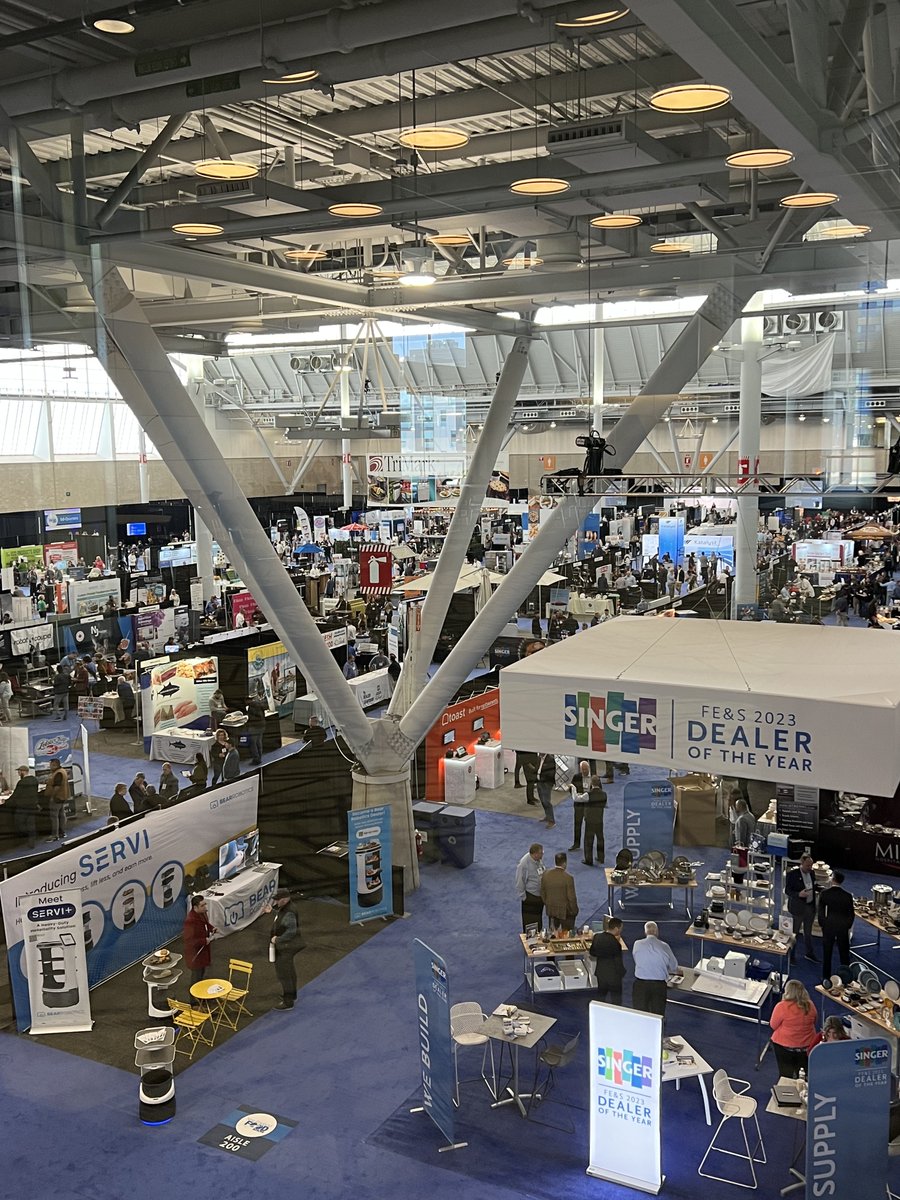 bearrobotics's tweet photo. We are having a great time at the 2023 @NEFoodShow! Swing by booths #205 or #434 inside the @TriMarkUSA booth and experience Servi. Come learn about our hospitality services!
#innovation #robotics #roboticsolutions #BearRobotics #hospitality #restaurante #NEFoodShow https://t.co/jRF1WUuEWP