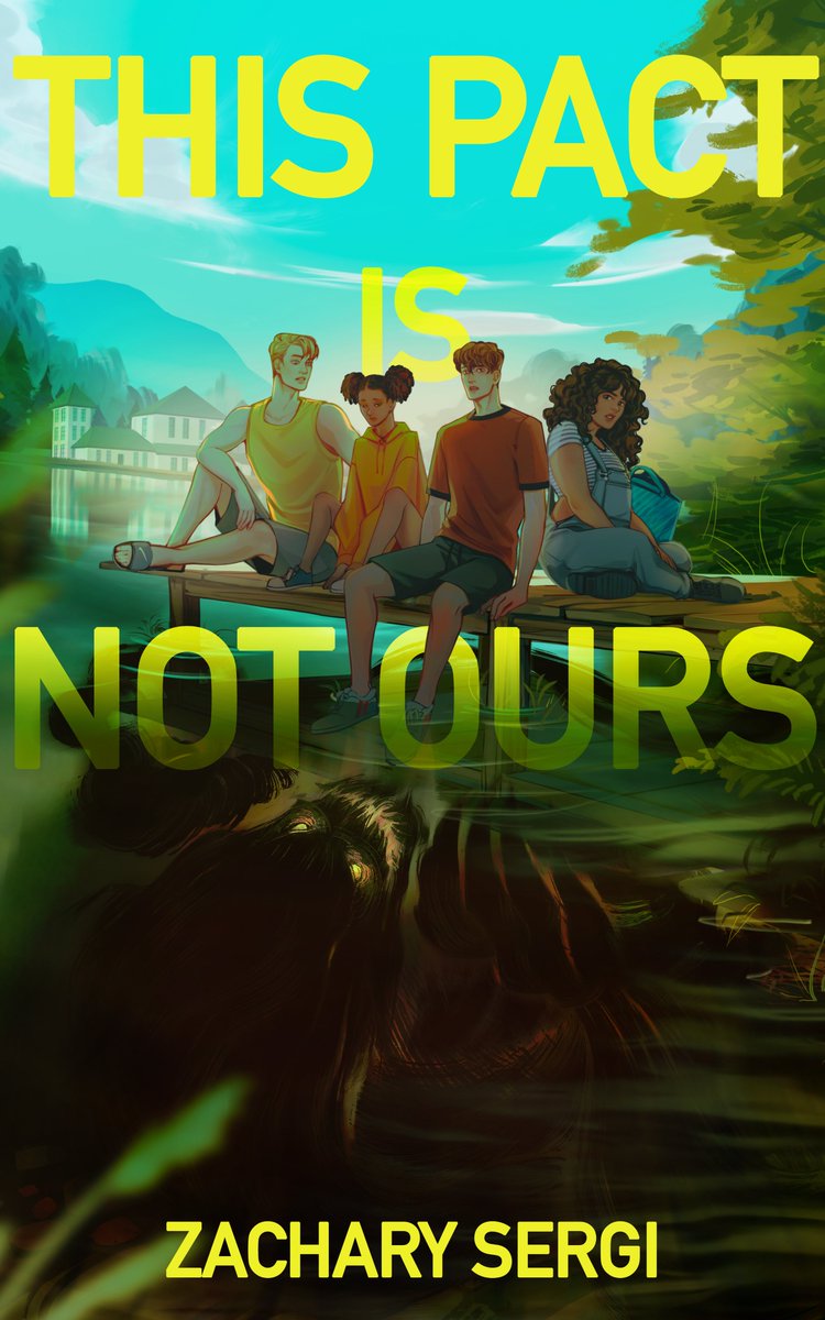 tinyghostpress's tweet image. 👻👻👻COVER REVEAL👻👻👻

Here it is the cover for our upcoming summer camp, coming-of-age-horror YA...THIS PACT IS NOT OURS

Written by: @zacharysergi 
Art by: @SaintDri 
Out: October 3, 2023

Available now for presale!!!

Read on for the official blurb...