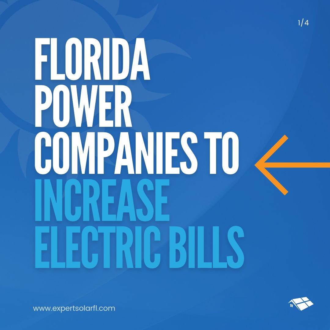 ExpertSolar1's tweet photo. Energy bills are on the rise.. again. Important information for all Floridians.
#ExpertSolar☀️
.
.
.
.
.
.
#SolarEnergy #EnergyNews #ExpertSolar #TECO #FPL #DukeEnergy #Florida https://t.co/fM7GDjsAin