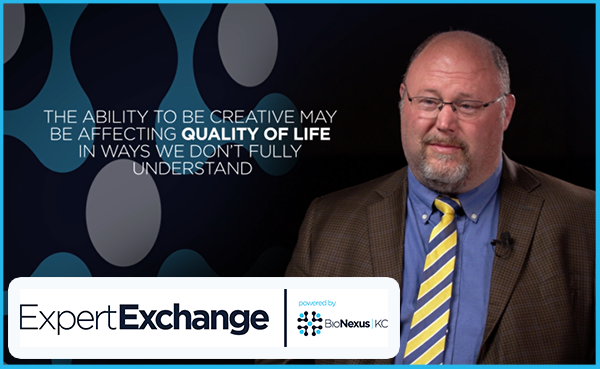 BioNexusKC's tweet photo. .@Mizzou Professor David Beversdorf, MD, repurposes Propranolol, a drug already approved for human use, to improve the quality of life for individuals on the spectrum.  

#Autism | @MizzouResearch | @MU_CogNeuroLab 

Watch the #ExpertExchange-->https://t.co/UtXDHVFnCe https://t.co/k6iFlle2c4