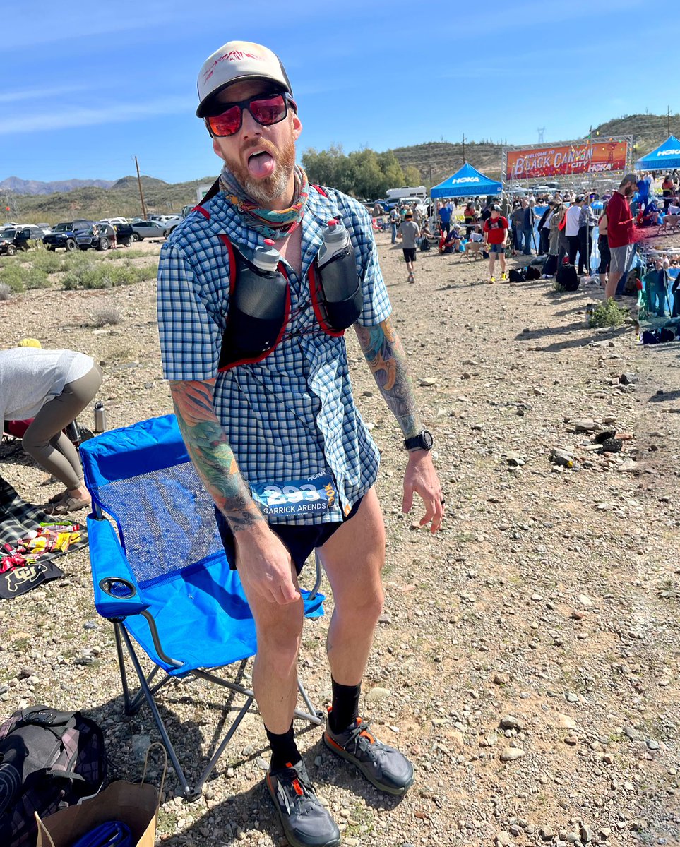 8ntmuch's tweet photo. DNF – It’s an ugly word to many.
But what if I told you that it didn’t need to be? #mantality #perspective
Dude, NOT FUN! This is usually where it gets for me. I can handle it when the weather or terrain make it not much fun, I can build a bridge and get over that. But when you are dealing with a lot of pain, it really makes any situation not much fun.
My 1st 100 miler, I walked the final 10 miles with 2 bad high ankle sprains, those 10 miles took 6 1/2 hours. I know I can gut out pain. But why subject myself to it?
Like most things in life, it is what you perceive it to be. If you want it to be negative, then it will be. If you want it to be a positive, then positive it shall be.
Mid-February at Black Canyon 100k I ended up having to DNF at mile 50. I had walked the past 11 miles, and walking hurt more than running. The problem being, an injury I’ve been avoiding going under the knife for, woke up around mile 35. My fascia went to work, it tightened to help support the injury and in its path, completely locked up my hip flexors.
I wanted to run, but I just couldn’t, like legit could not. That 11 miles was SO humbling. I told Trish ( @UltratT7 ), I can’t run, walking hurts and I’m not having any fun, I’m dropping.” Then I started laughing. I know this was confusing, but it’s just me. No use crying about it or being mopey, it was my decision as there was no more fun to be had, and that is okay.
The next couple weeks things calmed down and running was normal again. I decided to jump into a 12 hour event with high expectations. The training for Black Canyon translated well to this event.
The first 35 miles were right on track clocking 8:20/mile pace mile after mile. By mile 37, the same thing. Everything started getting tight bringing me to a walk.
I had hit 50k at 4:29 hours and fought to get 40 miles at 6 hrs. At this point the 2.8 mile loops were no longer fun. I was hobbling along at the same pace as the 48 hour runners. However, Trish wouldn’t allow me to pack it in, and she walked the last 8 miles with me to 50 miles and then I packed it in. (You can’t DNF a timed event as long as you finish loop one! Lol).
Moral of this ramble, not every DNF is bad. At Black Canyon 100k, I most definitely could have walked the last 12 miles to finish. From time to time I wish I would have. But the timed event showed me that I made the right choice.
Listening to the body is rule # 1, even when we just want to ignore it. And if you DNF, its not always a Did Not Finish, only you can write the script to the ending of your play. For me, Dude, Not Fun, fit the script much more!
#runchat #running #racing #trailrunning #DNF #fitfam