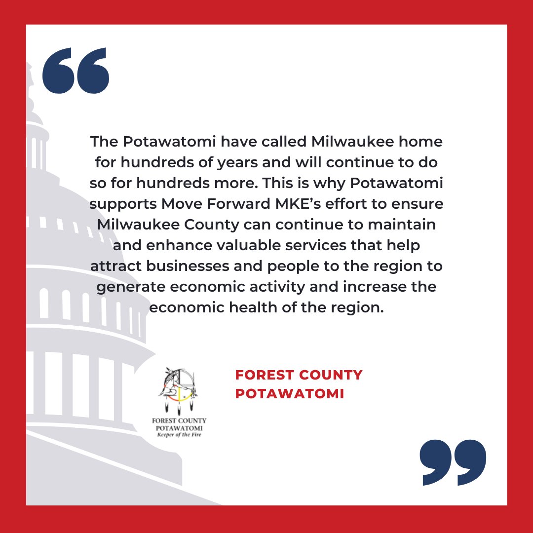 MoveForward_MKE's tweet photo. In their own words featuring Forest County Potawatomi https://t.co/8PpcIZpEd4