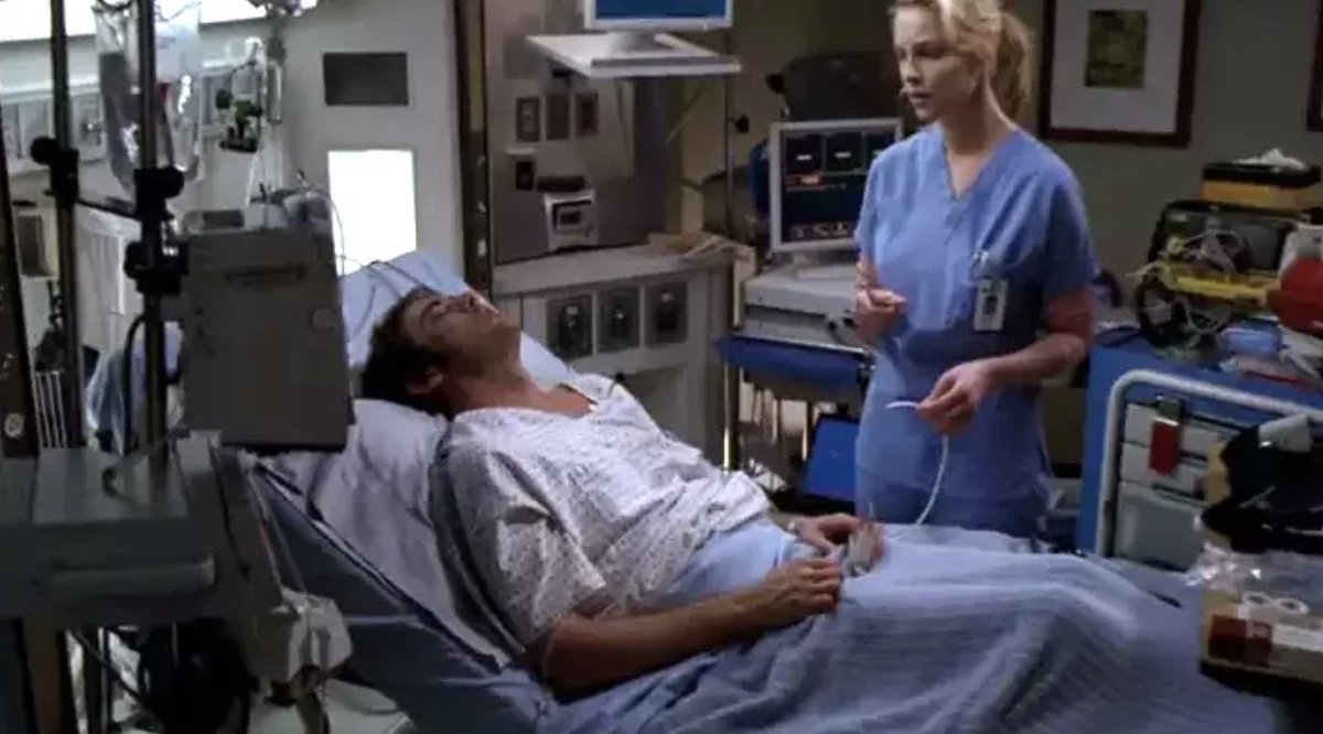 CookCountyEM's tweet photo. You Dr. Boubouleix for teaching us how to code an LVAD patient via reenactment of the iconic Grey’s Anatomy LVAD scene during your #SeniorTalk Moral of the story #dontcutthewire https://t.co/odaPnDQLEW