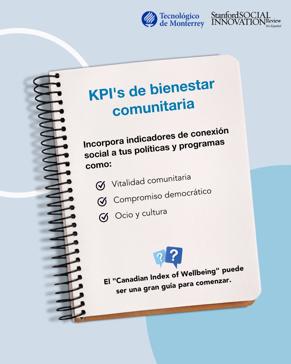 Las políticas y programas diseñados para mejorar la salud de las comunidades rara vez contemplan indicadores sobre conexión social. 👥
Evaluar sus beneficios, permitirá documentar su potencial para construir sociedades más saludables. 🩺