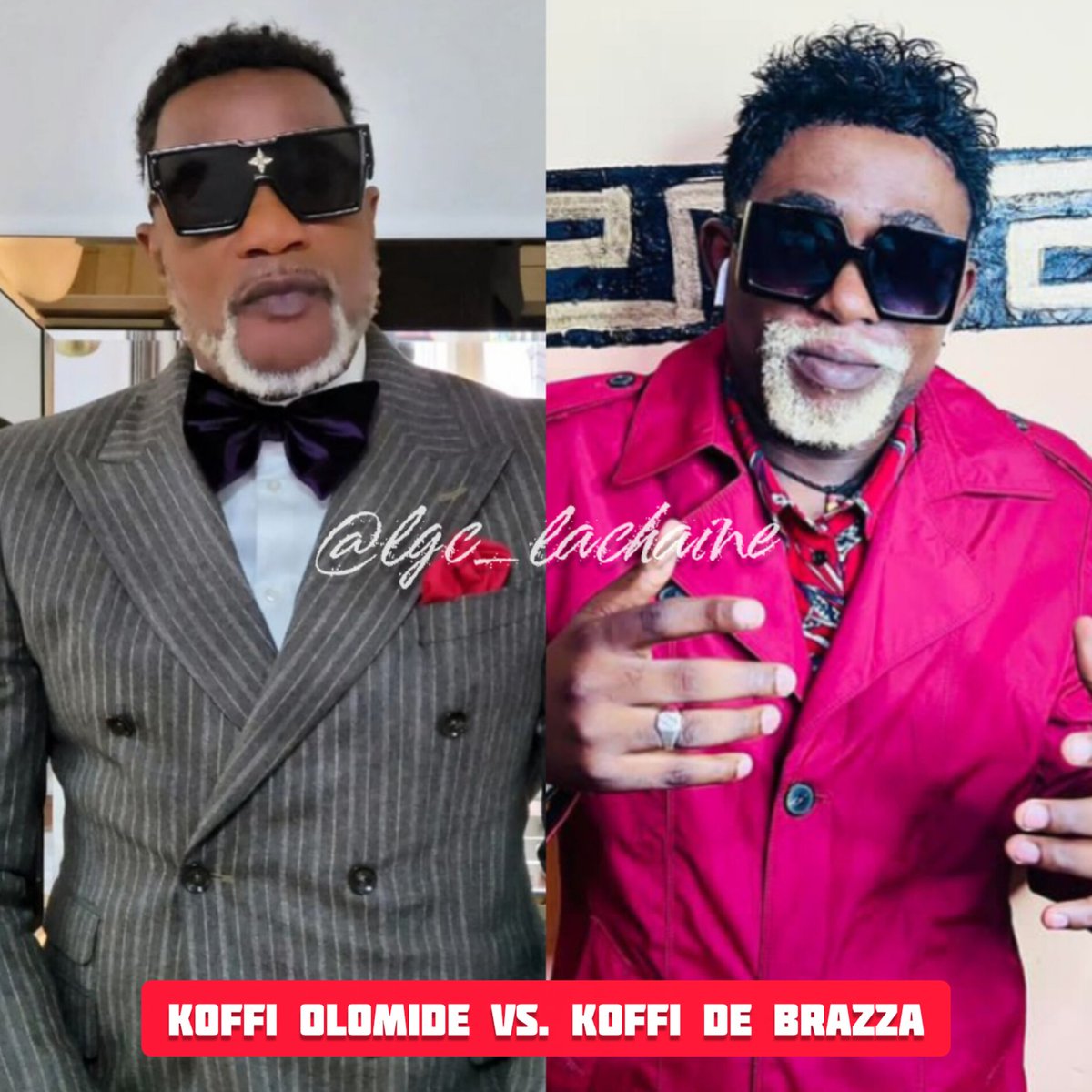 lgc_lachaine's tweet photo. Préférez-vous le #NewLook de Koffi Olomide ou celui de Koffi de Brazza❓

🔁 KOFFI OLOMIDE
❤️ KOFFI DE BRAZZA 

#LaGrandeCauserie #LGC #KoffiOlomide #KoffiDeBrazza 💇🏾‍♂️ https://t.co/98rH2ISz91