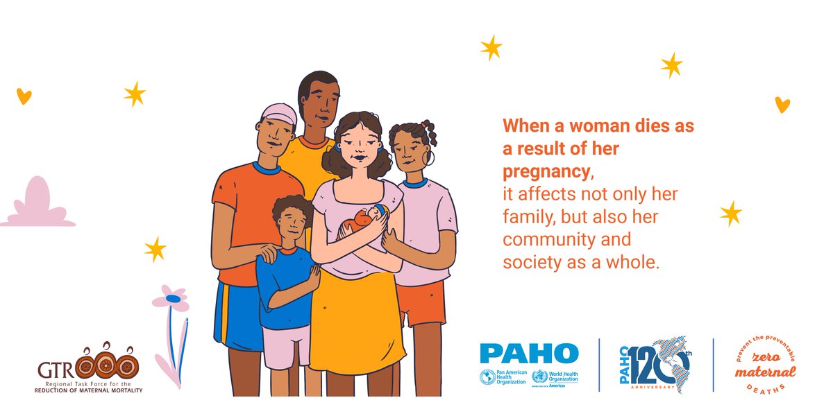 pahowho's tweet image. The model of care should consider the interpersonal dimensions of care, ensuring the active participation of women, families, and communities. 

ℹ️ paho.org/en/campaigns/z…

#ZeroMaternalDeath #PreventThePreventable #MaternalHealth