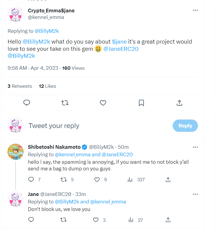 well <a href="/BillyM2k/">Shibetoshi Nakamoto</a> officially holds a bag of $JANE