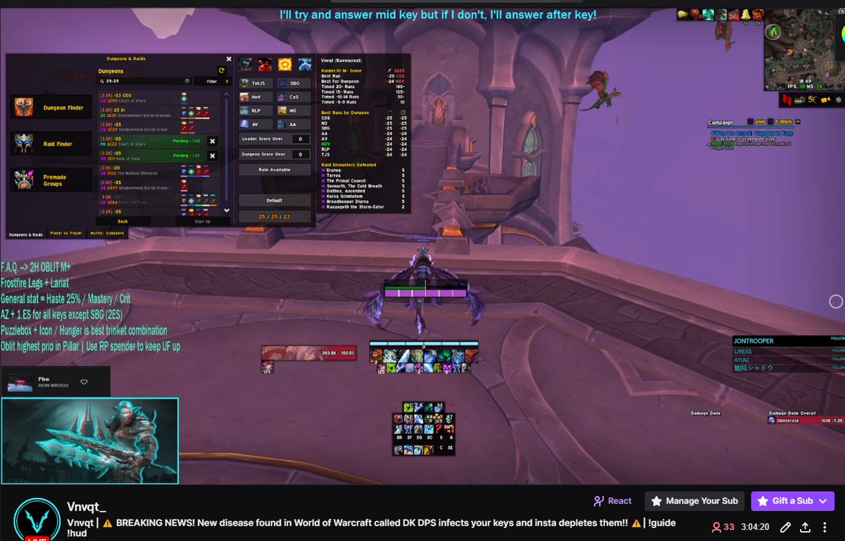 vnvqt_'s tweet photo. @WarcraftDevs Hello! It's your friendly DK DPS neighbor. I would ask my retribution paladins friends how their rework is but unfortunately all of them are in keys at the moment. So.. will you ever rework DKs to have a reason to be brought in keys or? #dklivesmatter https://t.co/mdBzmC3iWE