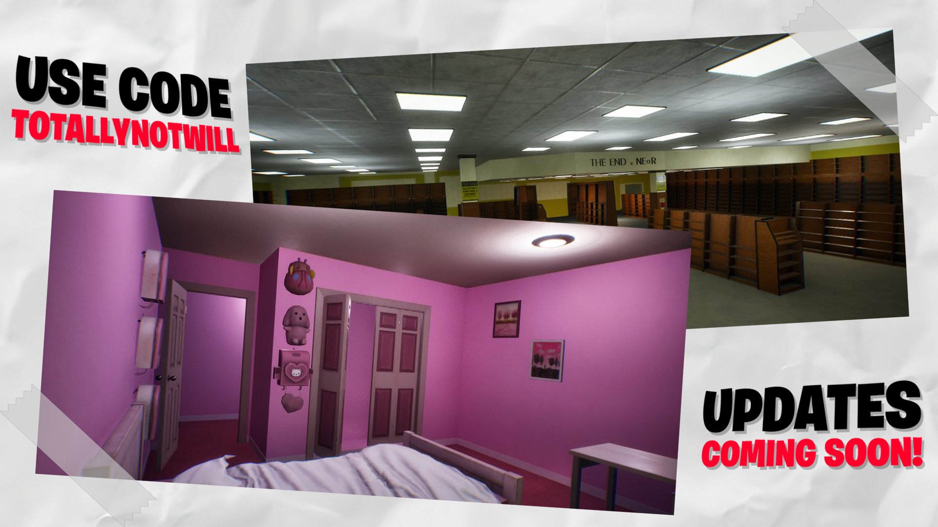 will on X: Sneak peak at Level 94 being brought to The Backrooms in Fortnite Creative 2.0. (UEFN) Leave ideas down below on what I should work on next! #uefn #fortnitecreative #fortnite #