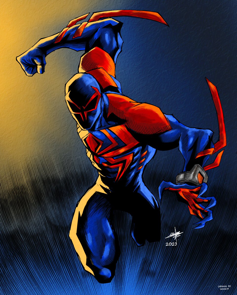 RT @dbymcnayr: Spider-Man 2099

#AcrossTheSpiderVerse https://t.co/F9u102qEEU