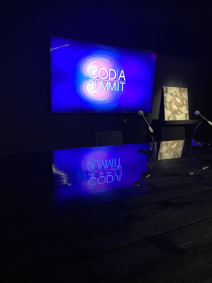 We are still filled with inspiration coming off our 1st CODASummit. Thanks so much to everyone that put this together. We can't wait for the next. #CODAsummit @CODAMADEofficial <a href="/madarts_space/">Mad Arts</a> #ArtandTechnology #PublicArt #DigitalArt #NFTcommunity #Web3 #CODAMADE  #CODAworx #NFTs