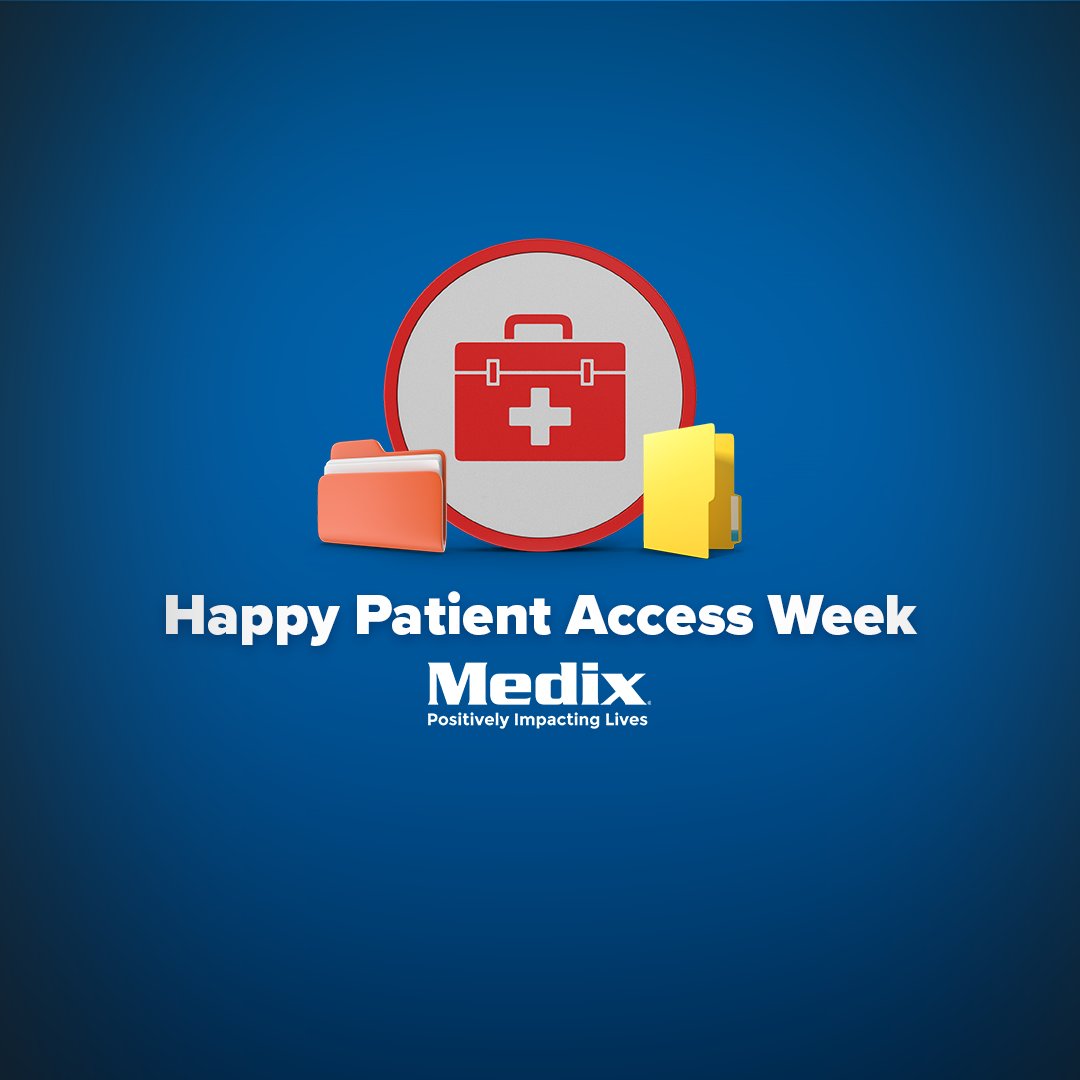 medixteam's tweet photo. This week we celebrate #AccessWeek23 and the dedicated individuals working within patient access departments across the nation. From all of us here at Medix, thank you for all you do. https://t.co/Aazoe0XXg2