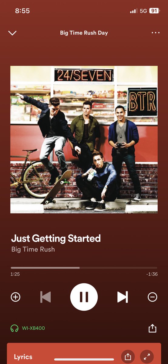 btrjonasswifte's tweet photo. #BTRDAY great song to get started with @bigtimerush @HeffronDrive @jamesmaslow @TheCarlosPena @1LoganHenderson https://t.co/fGWtv7FiFs