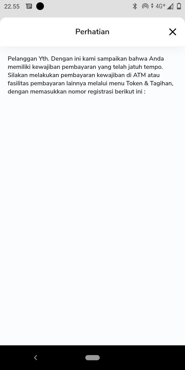 Dnramdani's tweet photo. @pln_123 untuk cek tagihan non taglis dimna yah nyari nomer registrasi nya buat bayar , coba di mobile pln malah gini ga ada nomernya https://t.co/AbnpU1CzfU