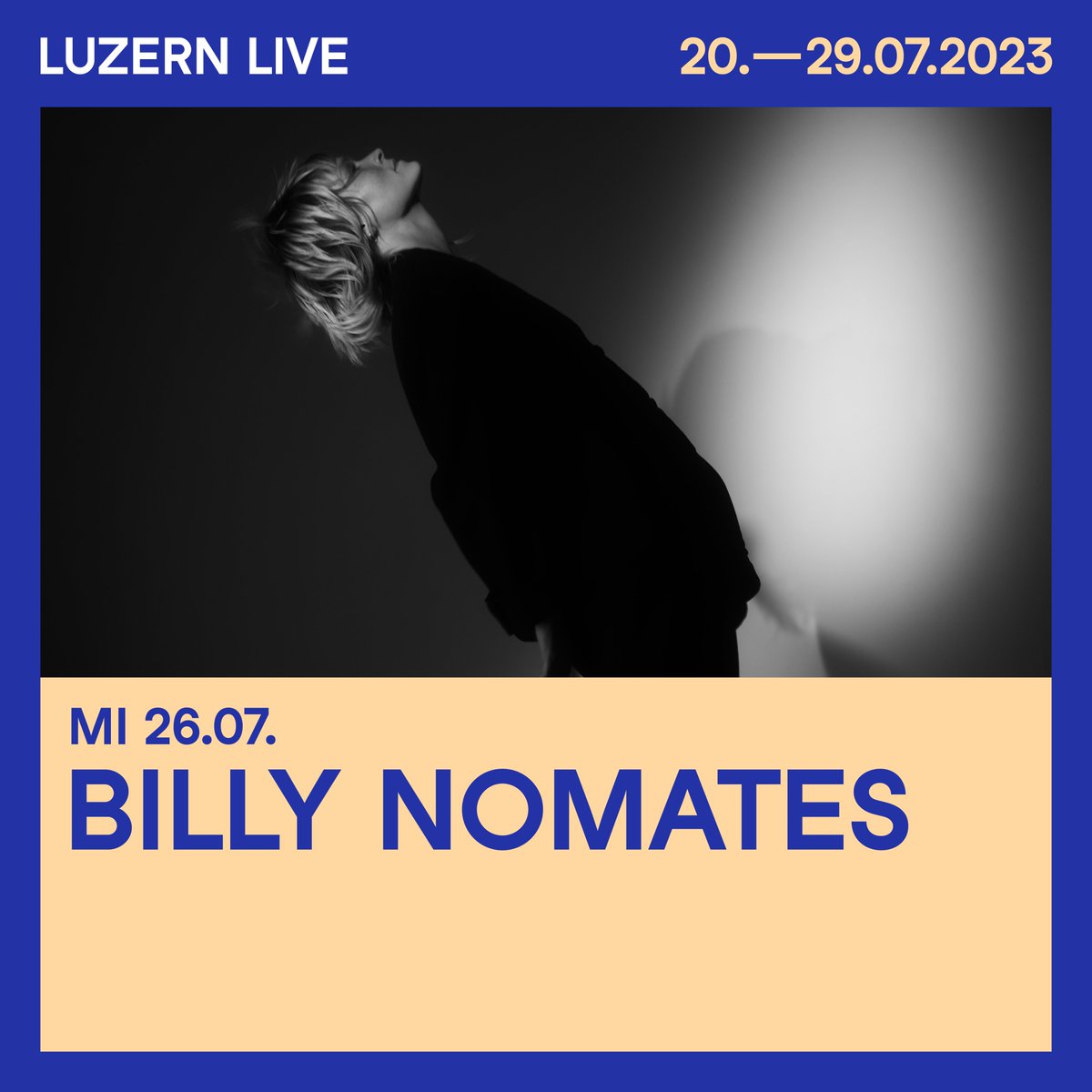 luzernlive's tweet photo. Was für ein Abend! @iambillynomates und The Kooks an einem Abend 🤯 Sichere dir jetzt dein Ticket! Den Link dazu findest du in unserer Bio. 💙💛

Mittwoch, 26. März 2023
20:00 Uhr im Luzern Saal, KKL Luzern

#luzernlive #billynomates https://t.co/ftqBhxe8mY