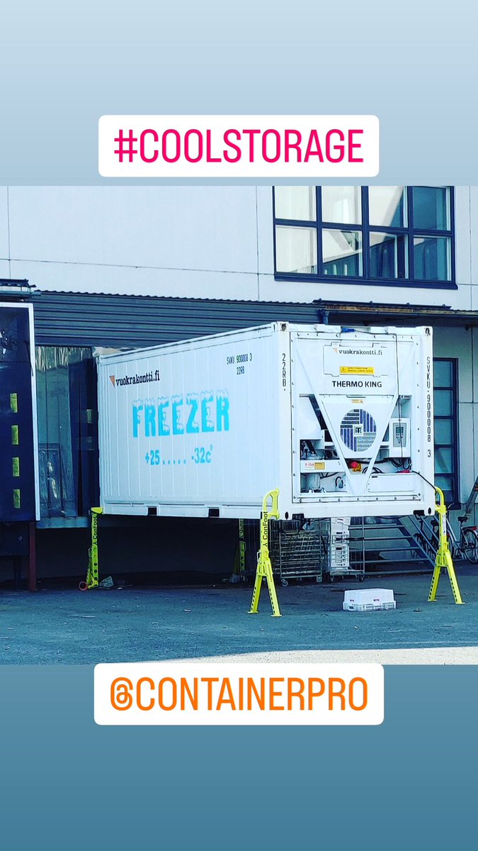 Confoot's tweet photo. 🇾🇪Met stijgende temperaturen zullen koude versnaperingen op gezette tijden nodig zijn.
Door gebruik te maken van ConFoot #containerpoten met reefers heeft u eenvoudig te vervoeren extra koelruimte waar en wanneer u maar wilt. Neem contact op met ContainerPro voor meer info! https://t.co/fRBbkdJvbR