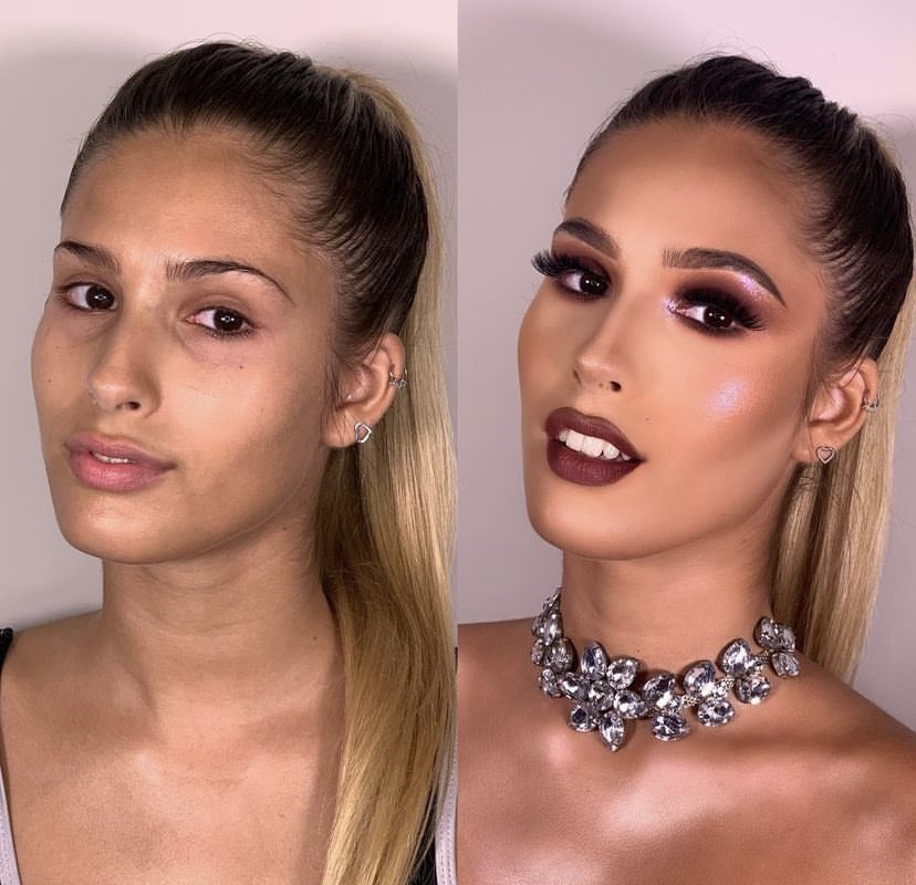 SacandoCaretasG's tweet photo. El poder del maquillaje! 
#JulietaPoggio #julietagh #popoggio #SeCayeronLosSoretes #gh2023 #granhermano #MarcosGinnochio https://t.co/CGrkQ4CKKs