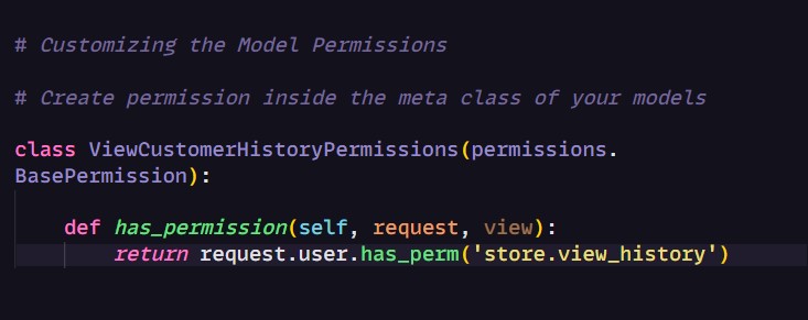 anil_code_808's tweet image. Model Permissions
Customizing the Model Permissions
Making Own Model Permissions

#django #Django