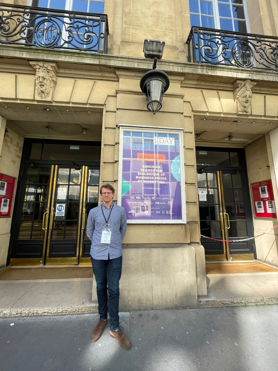 🚨Teads au #MindMediaDay🚨 
Benjamin Davy, Sustainability Director  de Teads, était présent lors de la conférence organisée par <a href="/_mind/">mind Media</a>, autour de la question suivante : Comment concilier transition écologique et activités médias et marketing ?