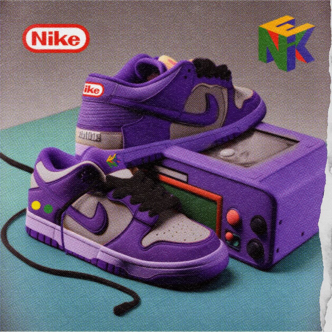 TravisPicqu3t's tweet photo. My submission for @reverse_land contest on a Pop Culture Nike SB concept. Please like and share on IG!! 👾

Growing up playing Zelda, Super Mario and Pokémon I had to do a Nintendo theme Dunk. 

https://t.co/UBwTTCANIt https://t.co/kCiVVstUmw