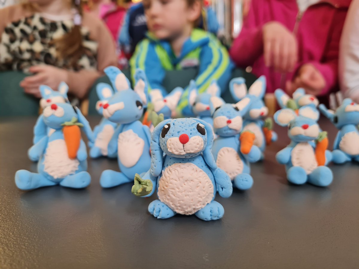 CavanLibrary's tweet photo. Check out these photos from an Easter themed Clayotic workshop held in Arva Branch Library.
The smiles say it all - I'm sure everyone would agree it was "egg-ceptional" ๐๐ฐ
#Clayotic #CavanLibraries #EasterBunny https://t.co/dWkTtAX9aC