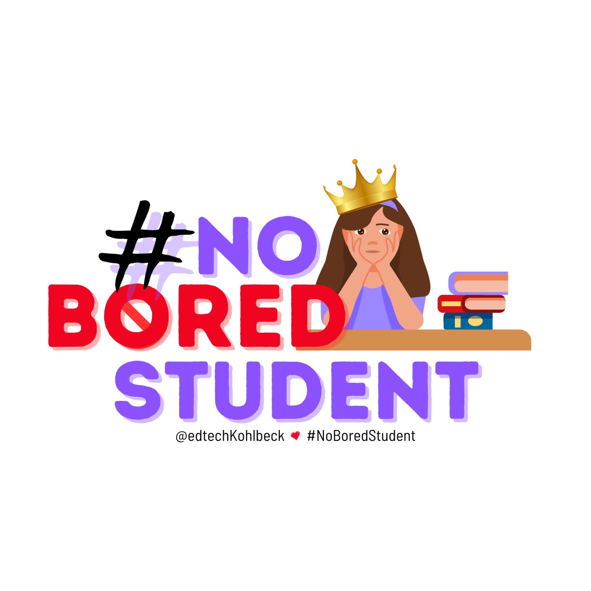 So, I had this idea...or this vision.  What if there were #NoBoredStudent. Ever.  Again. EdTechCommunity: Who's with me?!  We can do this!