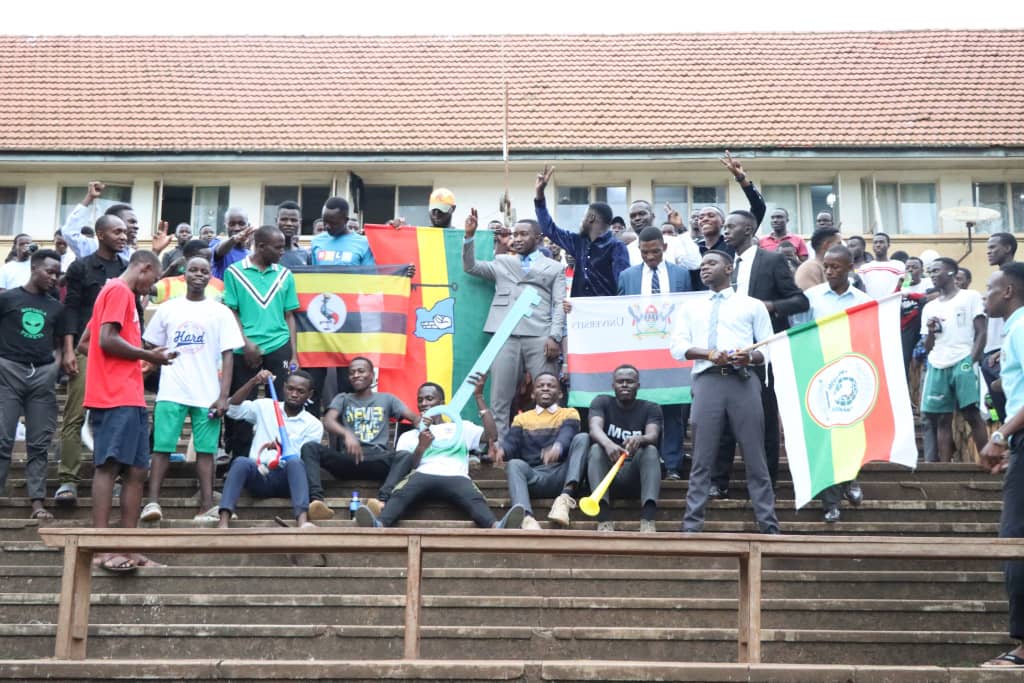 FDCOfficial1's tweet photo. Our Guild Presidential Candidate for Makerere University, Mr. Akankunda Sabiiti Victor was hosted by University Hall.

Long live the Goat land, Long live Gallant Goats. https://t.co/x3semBPyJK