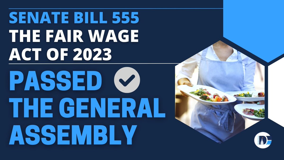 mdhousedems's tweet image. NOW: @GovWesMoore's Fair Wage Act passed the MD General Assembly and is on its way to the Governor's desk.  

We're accelerating the $15 minimum wage so more workers can earn a fair, living wage. 

#Working4MD