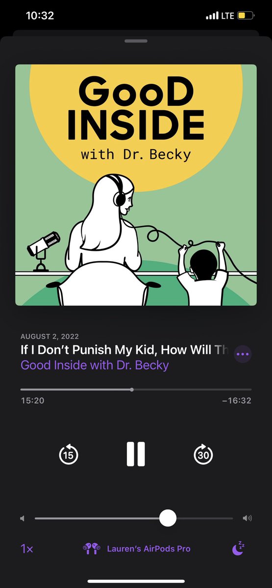 “We do not teach skills through consequences” 🙌🏻

Another fantastic Dr. Becky episode !