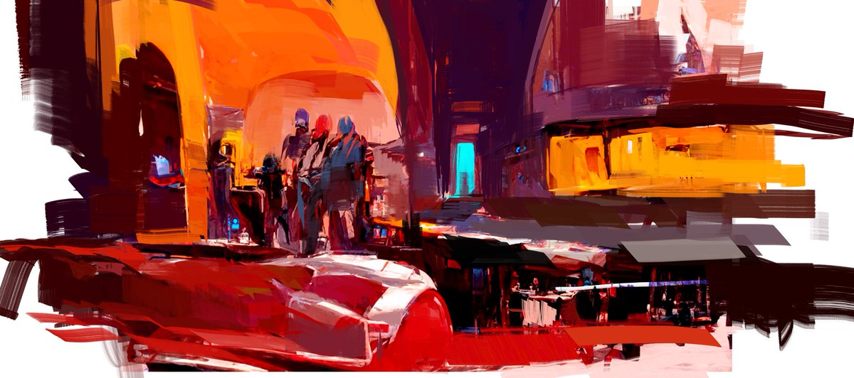 Sketch ‘Community’ - Dee Matejko

At the end of the day (and into the beginning for some), The Good Greave pub is a welcoming environment for both revelry and rivalries on Atmos. Competition and celebration go hand-in-hand alongside heady pints of brew and shine.