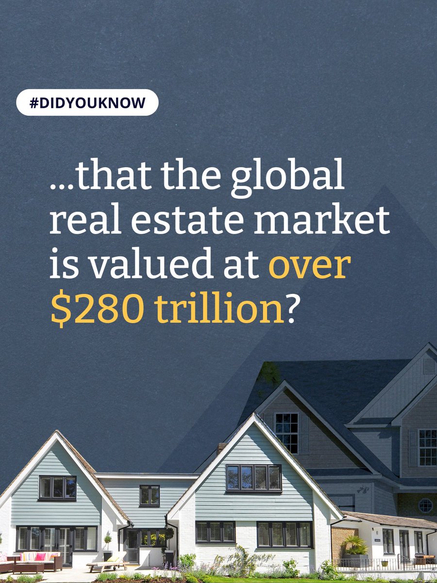 🌎 With the global real estate market valued at over $280T, the potential for fractional ownership is enormous! Get in on the action and diversify your portfolio with smaller amounts of capital. 

#realestate #realestateinvesting #financialfreedom