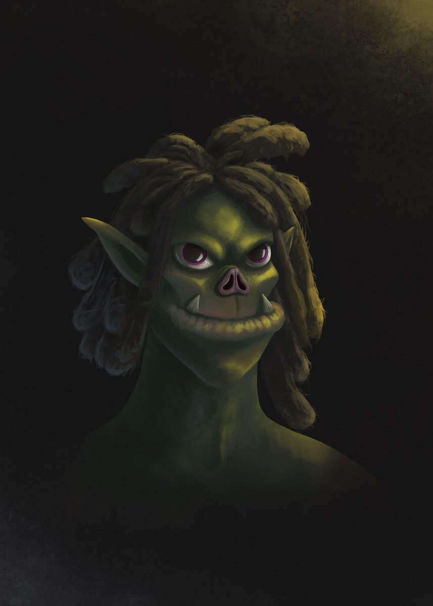 Portrait Orc femelle

#digitalart #digital2d #digital2dart #digitalpainting #digitalpaint #orc #fantasy #fantasyart #portrait #fantasycreature #fantasycreatures #frenchartist #fantasyportrait #fantasyportraits