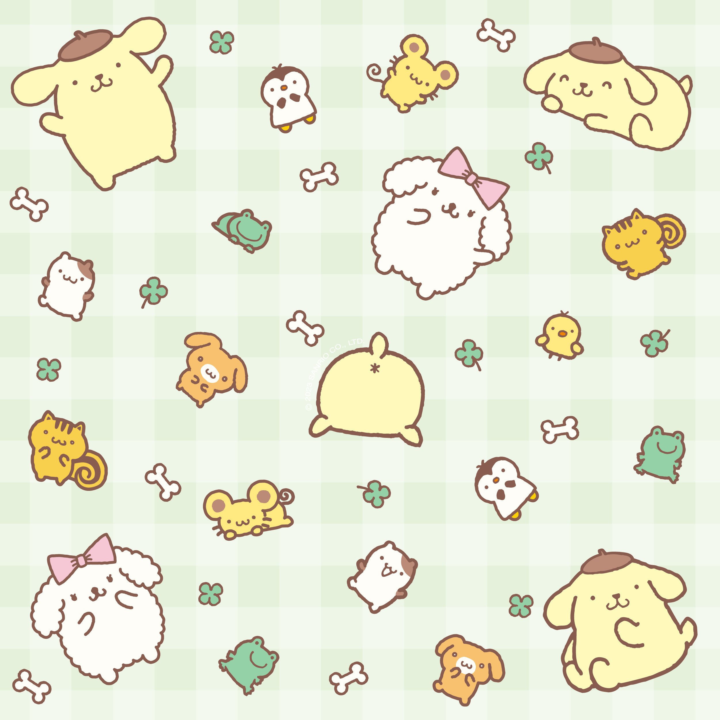 Sanrio on X: Take #Pompompurin on the go with new backgrounds for