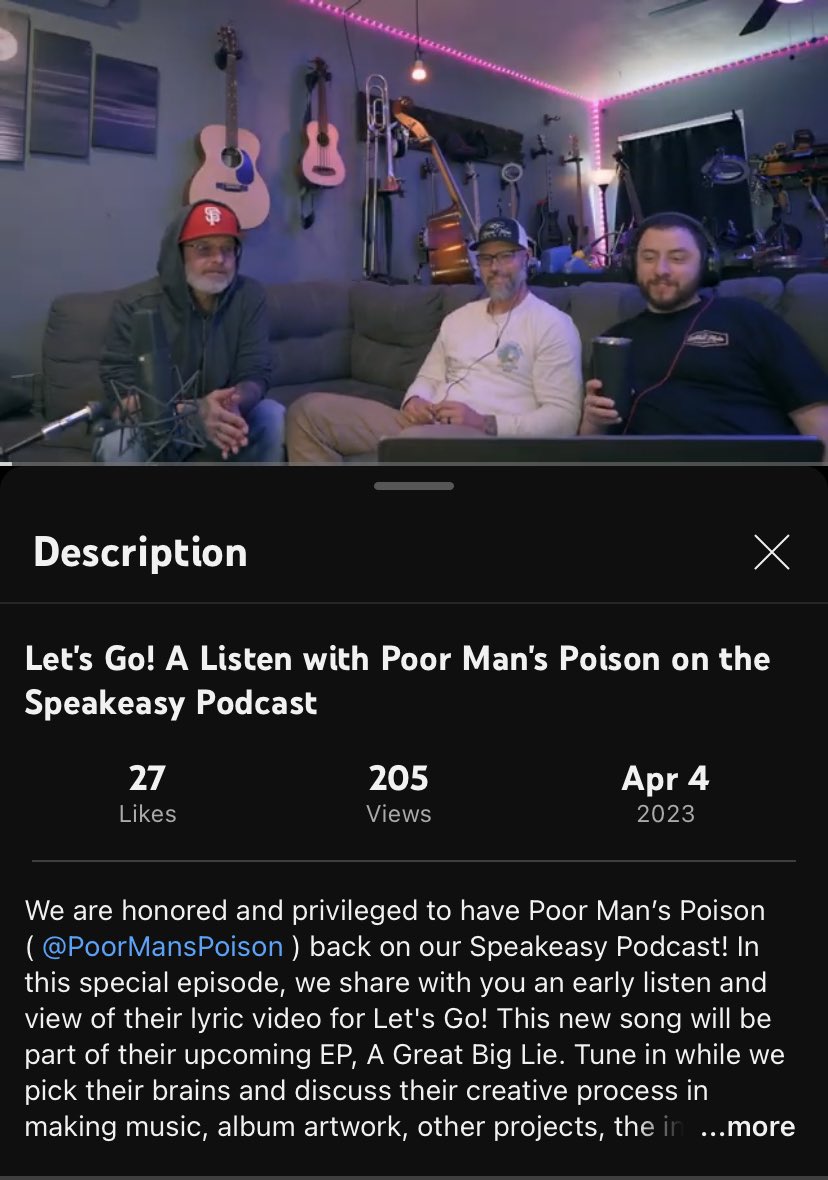 Poor Mans Poison tweet media